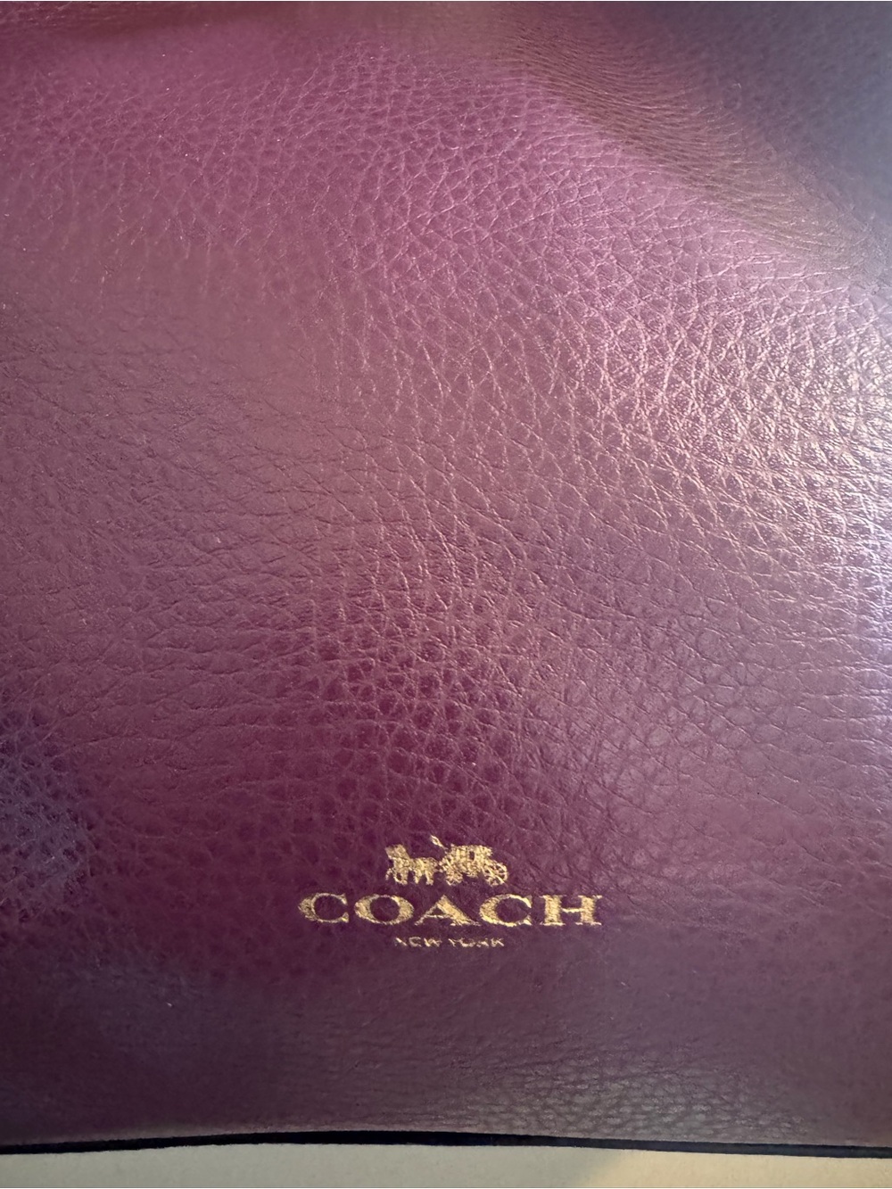 Coach Leather Tote Bag - Picture 2 of 6